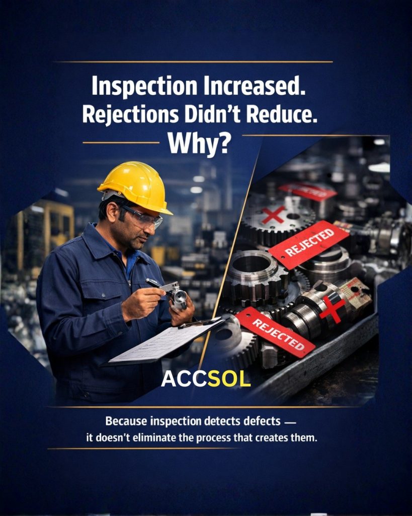 manufacturing rejection reduction in Coimbatore Tamilnadu