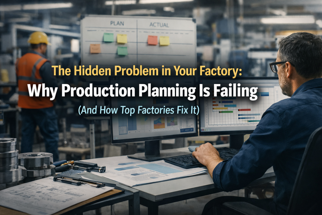 The Hidden Problem in Your Factory: Why Production Planning Is Failing (And How Top Factories Fix It)